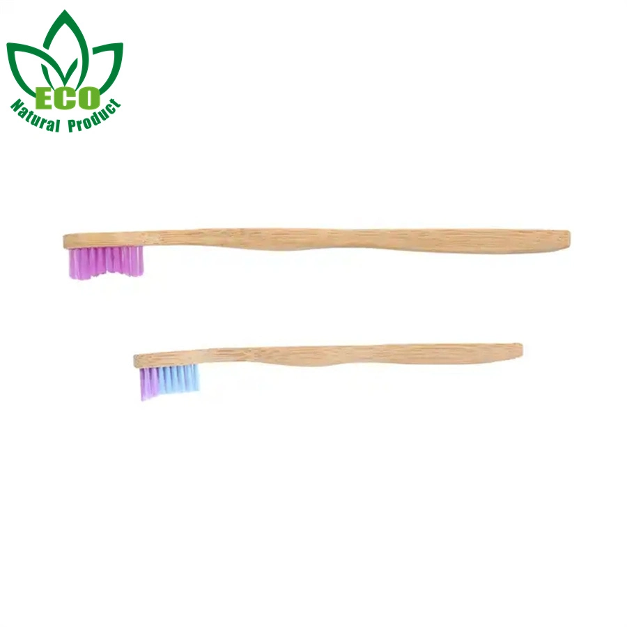 Engraved Logo Nylon Bristle Bamboo Toothbrush