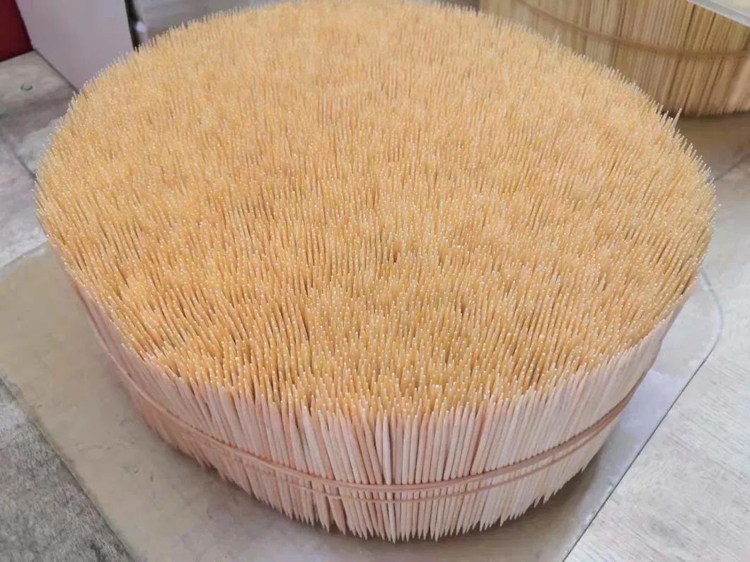 Food-Contact Grade Eco-Friendly Biodegradable Disposable 100% Natural Bamboo Toothpick Wooden Toothpick