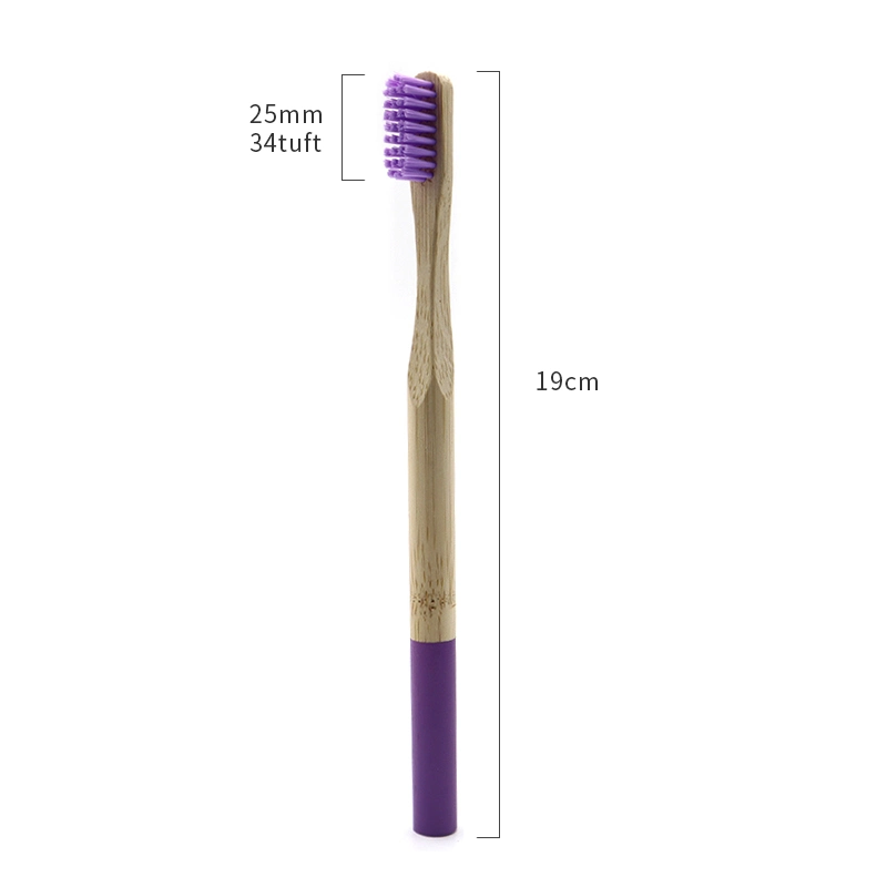 Eco-Friendly Material Soft Hair Natural Bamboo Handle Adult Toothbrush