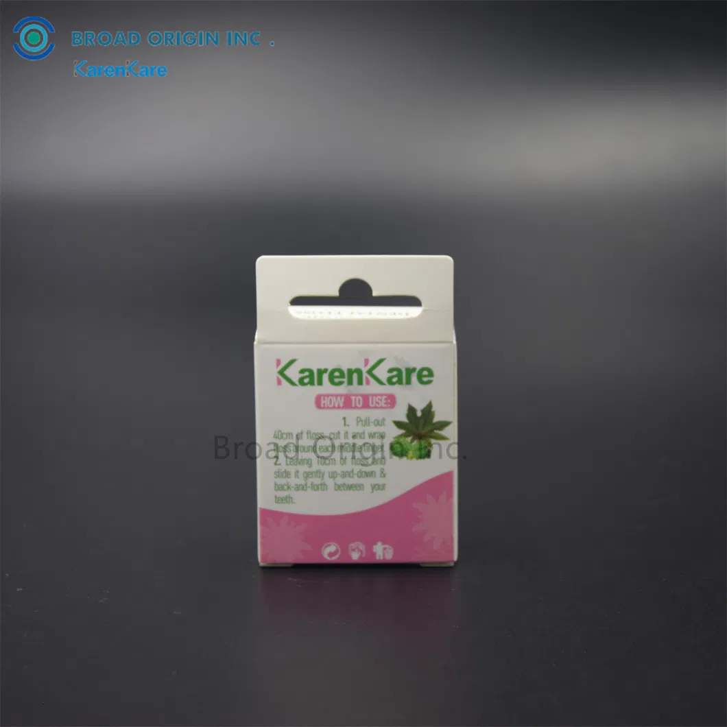 Biodegradable Corn Starch Castor Oil Eco Friendly Dental Floss Nylon Thread Dental Floss