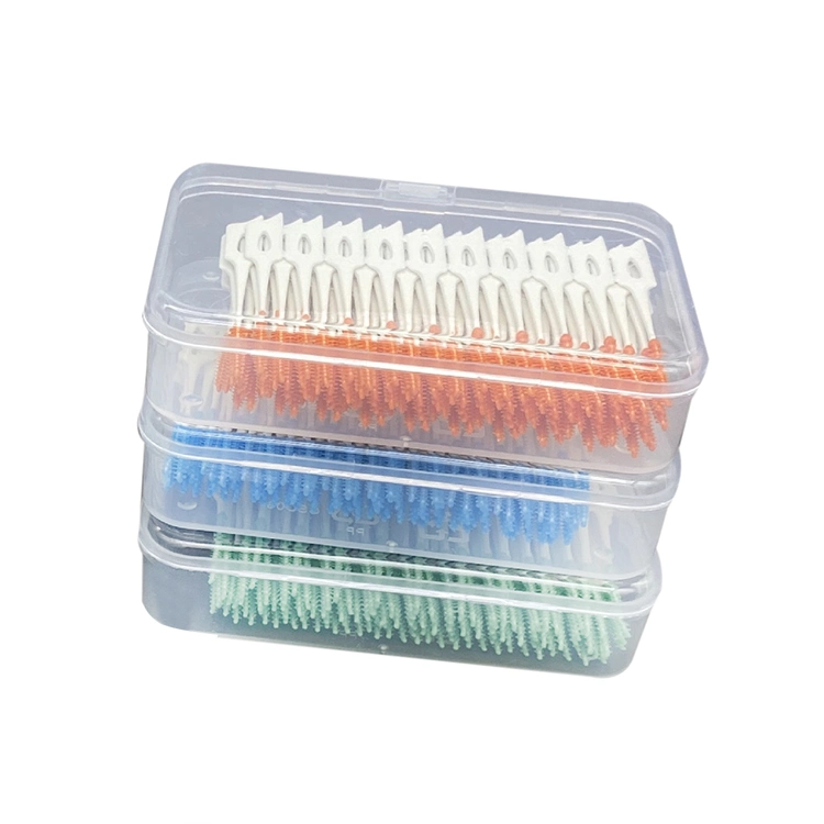 Lk-S31b Wholesale Disposable Silicone Dental Interdental Brushes Wire Manufacturers