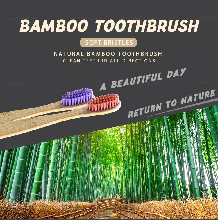 Custom Private Label Wholesale Ultra Soft Adult Kids Children Bamboo Toothbrush