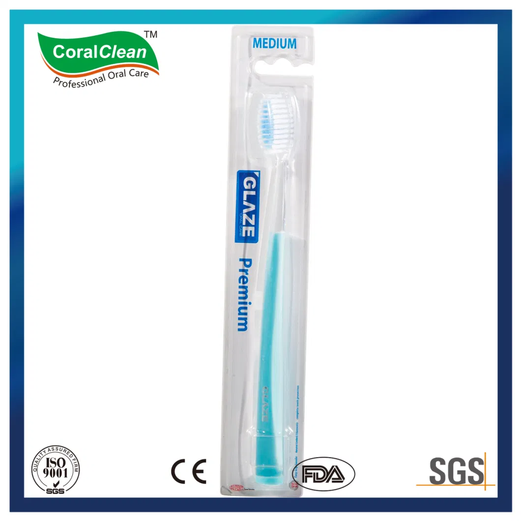 Small Head Colorized DuPont Bristles Toothbrush