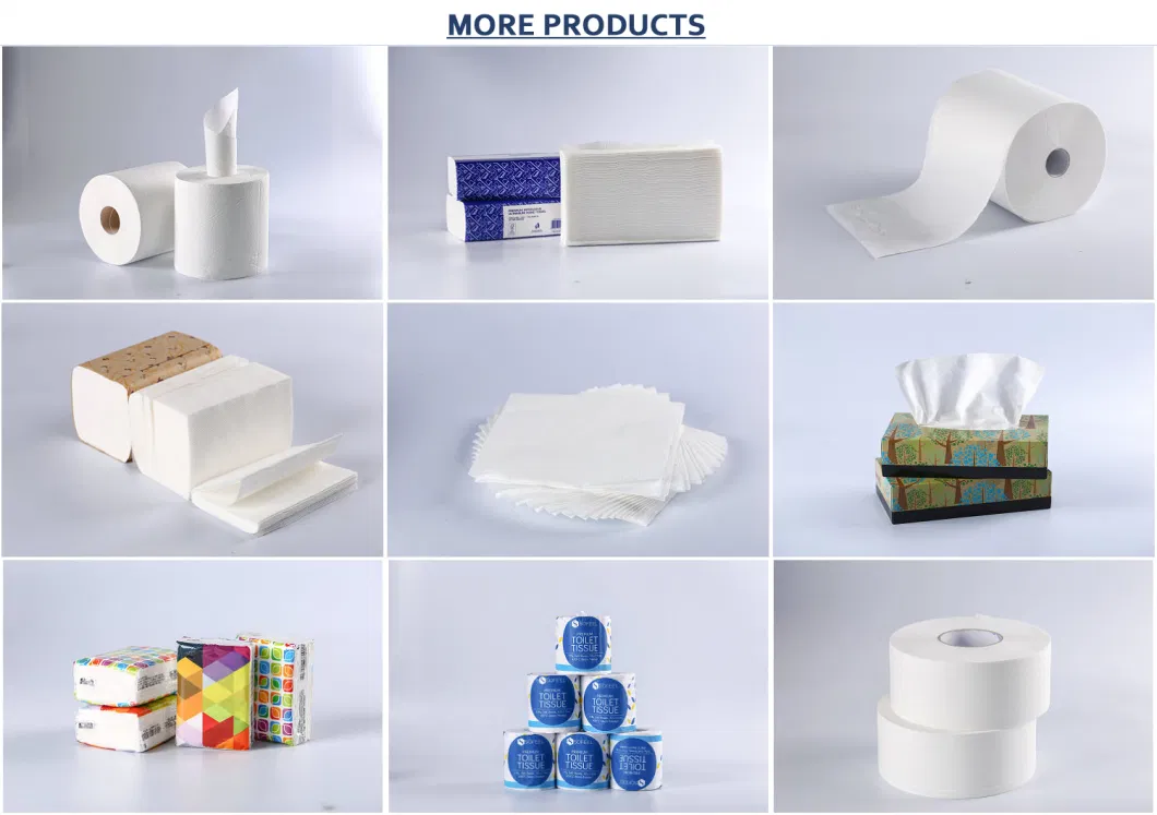 China Materials for Making Tissue Paper Roll Jumbo Roll Toilet/Facial Paper Tissue