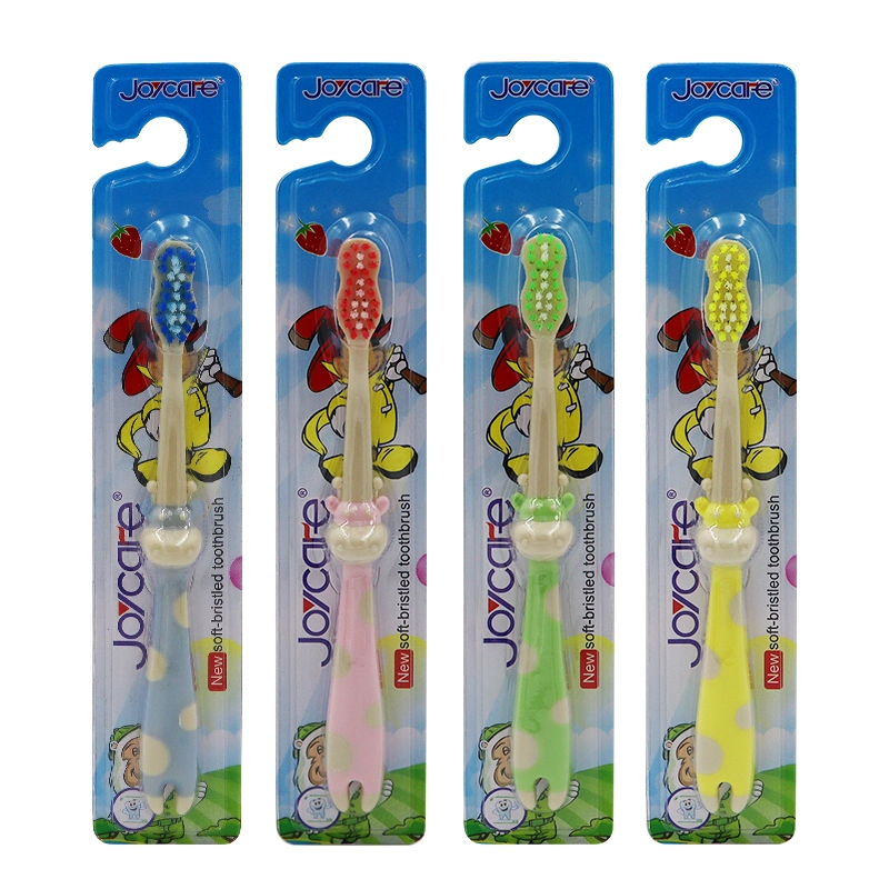 High Quality Cute Cow Design Toothbrush for Kids/Children with Extra Soft Filament