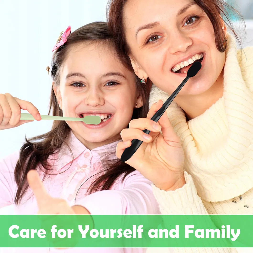 Nylon Bristle Dental Healthy Toothbrush Eco Friendly