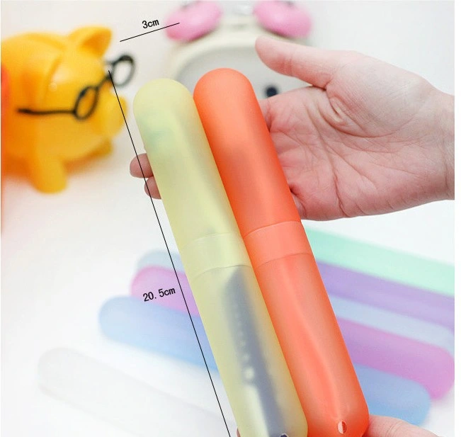 Food Grade ABS Plastic Travel-Friendly Toothbrush Case