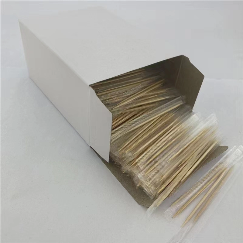 Food-Contact Grade Eco-Friendly Biodegradable Disposable 100% Natural Bamboo Toothpick Wooden Toothpick