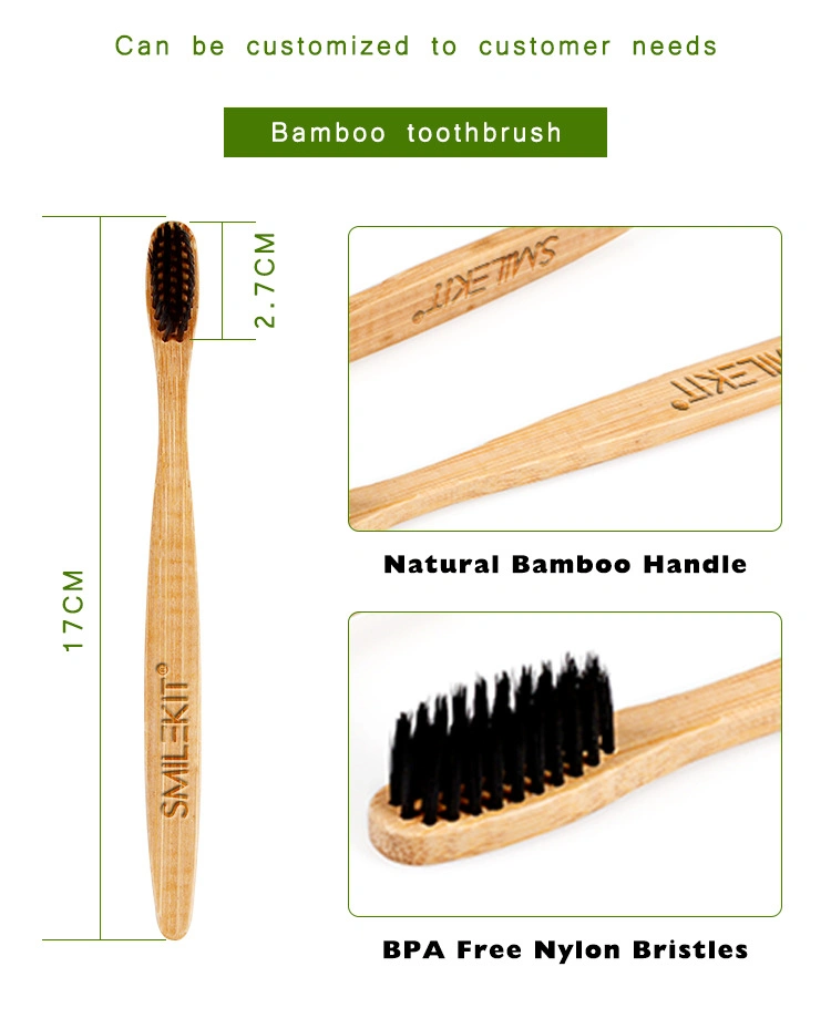 Bamboo Toothbrush with Hotel Amenities for Hotel Room Using