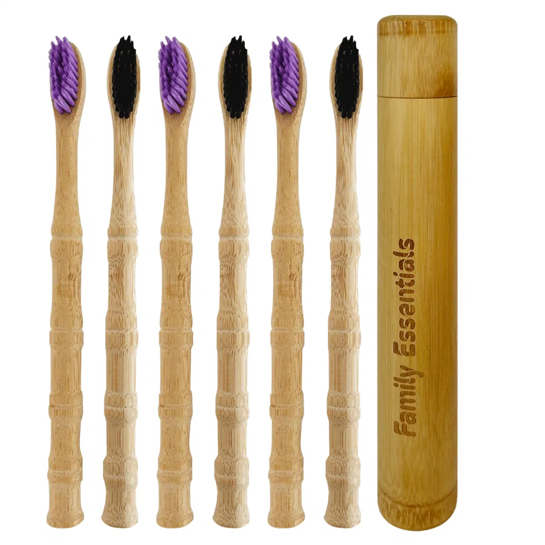 Professional Eco-Friendly Bamboo Toothbrush Impact for Teeth Whitening