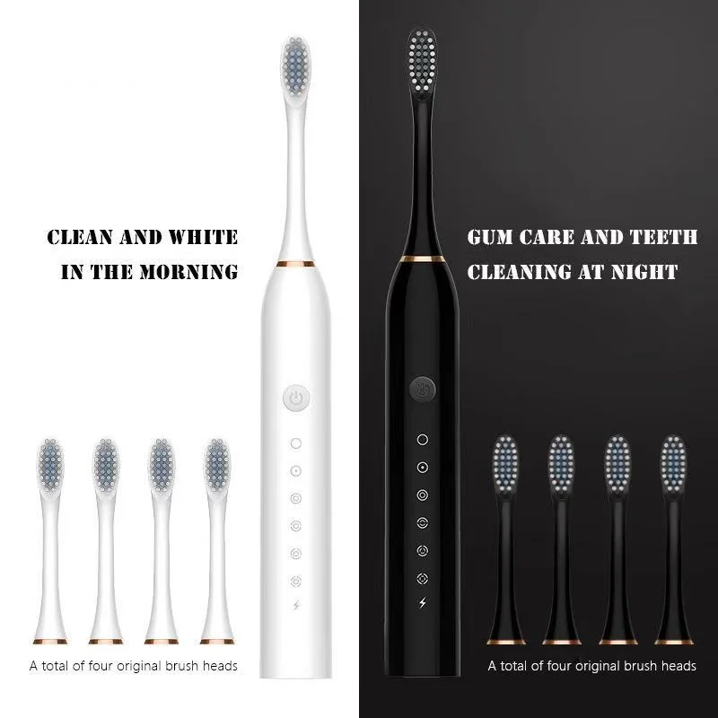 Ipx7 Rechargeable Automatic Sonic Electric Toothbrush