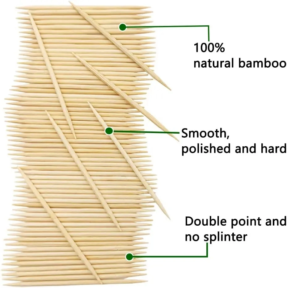 Best Price Individually Packed Portable Tooth Pick Bamboo Toothpick