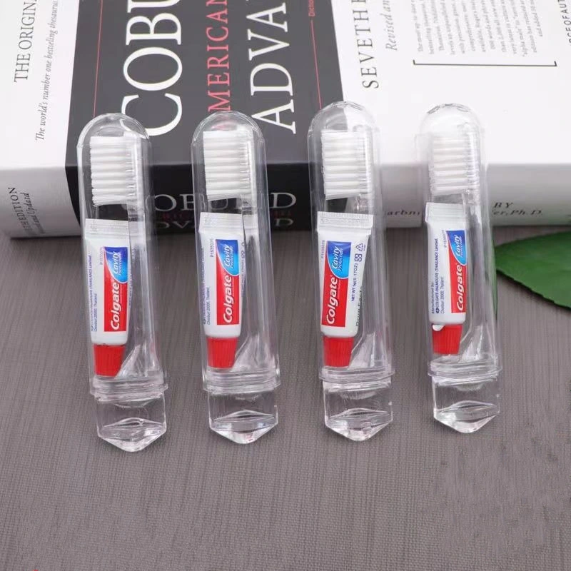 Disposable Folding Hotel Toothbrush Mini Travel Foldable Set Toothbrush