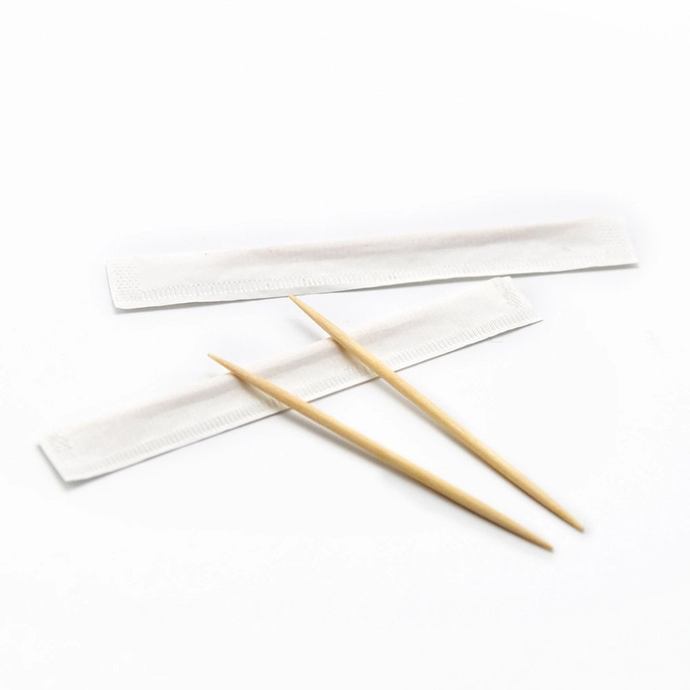 Food-Contact Grade Eco-Friendly Biodegradable Disposable 100% Natural Bamboo Toothpick Wooden Toothpick