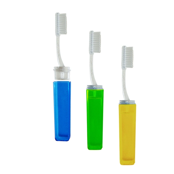 Transparent and Foldable Easy to Travel/Carry Adult Toothbrush