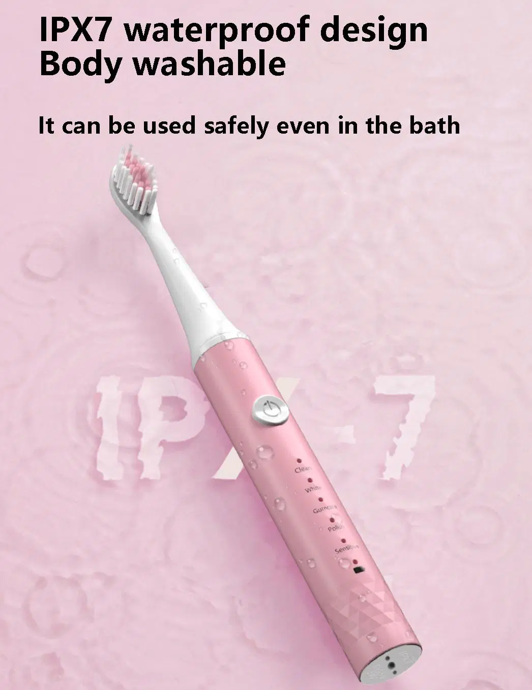 Factory Direct Supply Household Rechargeable 5-Speed Adult USB Soft Brush Head Smart Oral Electric Toothbrush