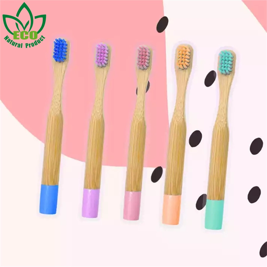 2022 Eco-Friendly Kid Bamboo Toothbrush and Tools for Oral Wholesale Cheap Children Bamboo Toothbrushes