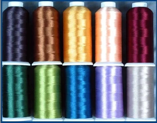 Good Quality Silk 120d/2 100% Viscose Rayon Embroidery Thread