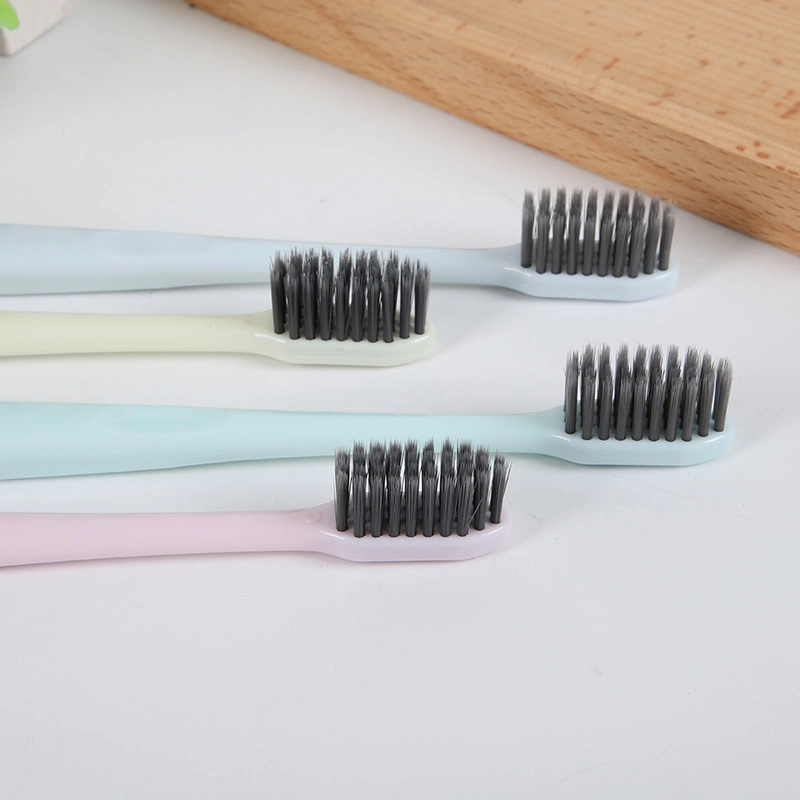 High Quality Soft Bamboo Charcoal Toothbrush in 4 PCS