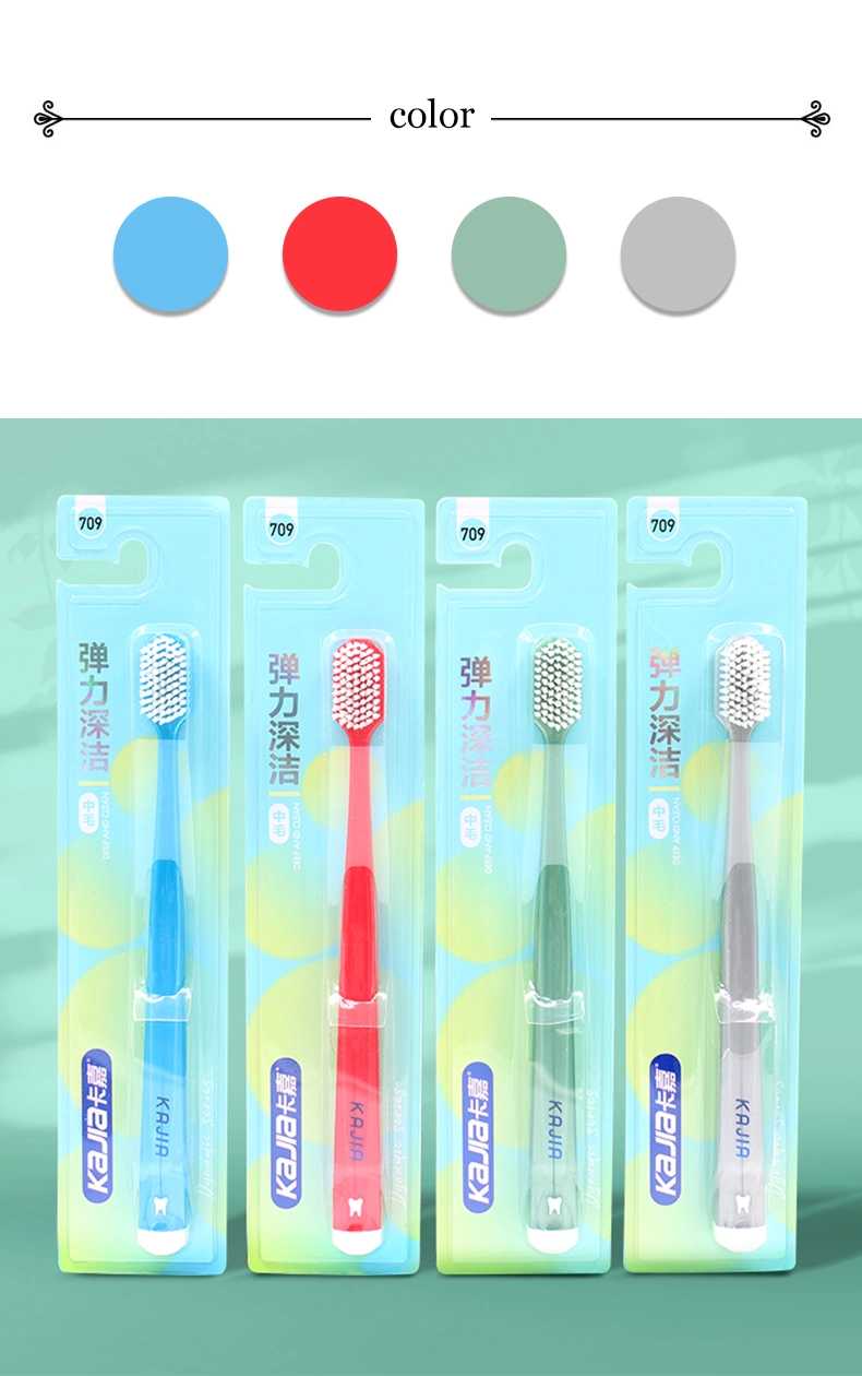 Top Fashion Good Quality Tongue Scraper Bristles Adult Toothbrush