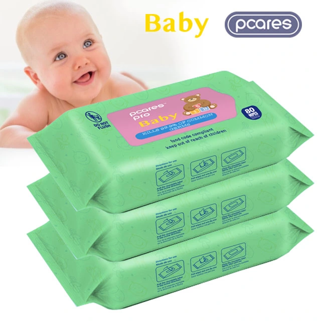 OEM ODM Baby Adult Care Facial Cleaning Disinfectant Sanitizer Wet and Dry Wipes