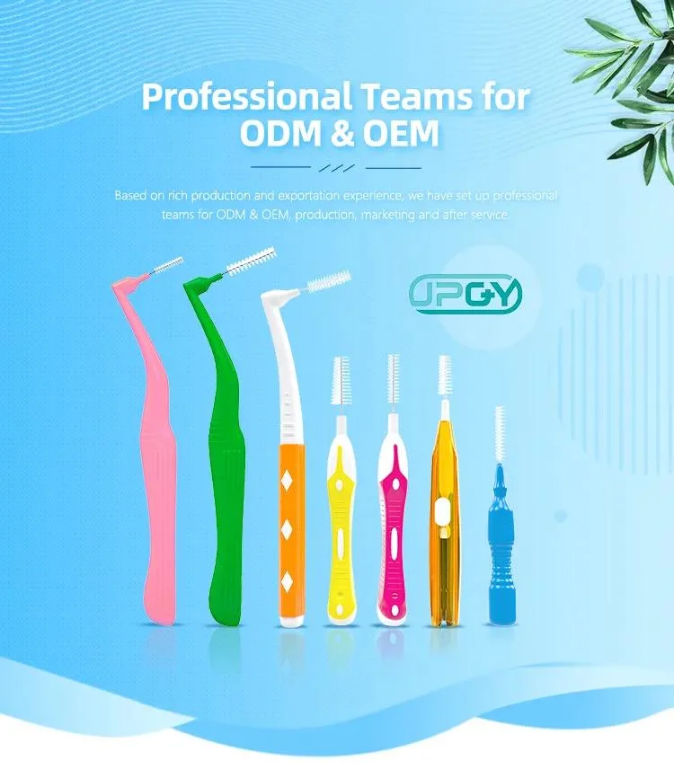 Hot Sell L Shape Adult Dental Tepe Interdental Brush for Clean Tooth