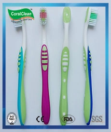 Adult&prime; S Bamboo Charcoal Toothbrush with a Tongue Scraper