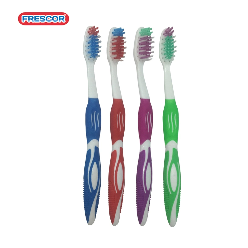 Customized Teeth Whitening Plastic Tooth Brush Wholesale High Quality Adult Nylon Hard Bristle Manual Toothbrush