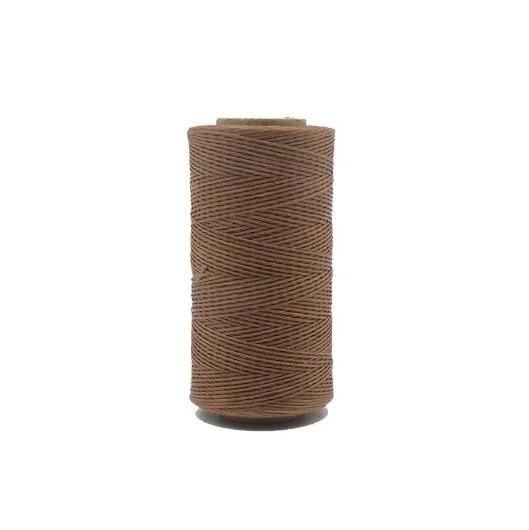 100% Polyester Flat Wax Rope Sewing Leather Thread