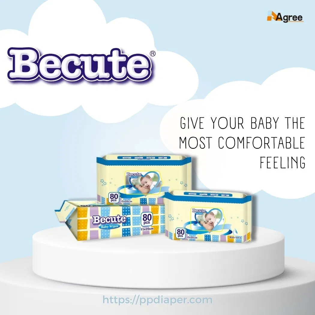 Disposable Baby Sanitizing Wet Wipes Sensitive Baby Wet Wipes