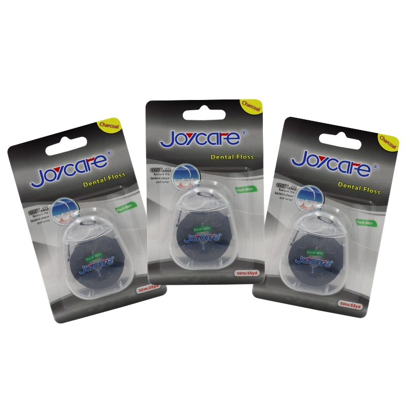 Deatal Care Wax Nylon/Charcoal Dental Floss