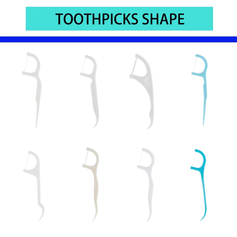 High Quality Manufacturer Expanding Floss Toothpick Dental Flosser Floss Picks