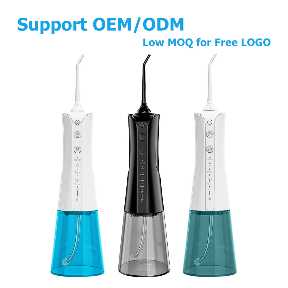 Professional Manual Water Flosser 300ml Tank Mini Cordless Oral Irrigator