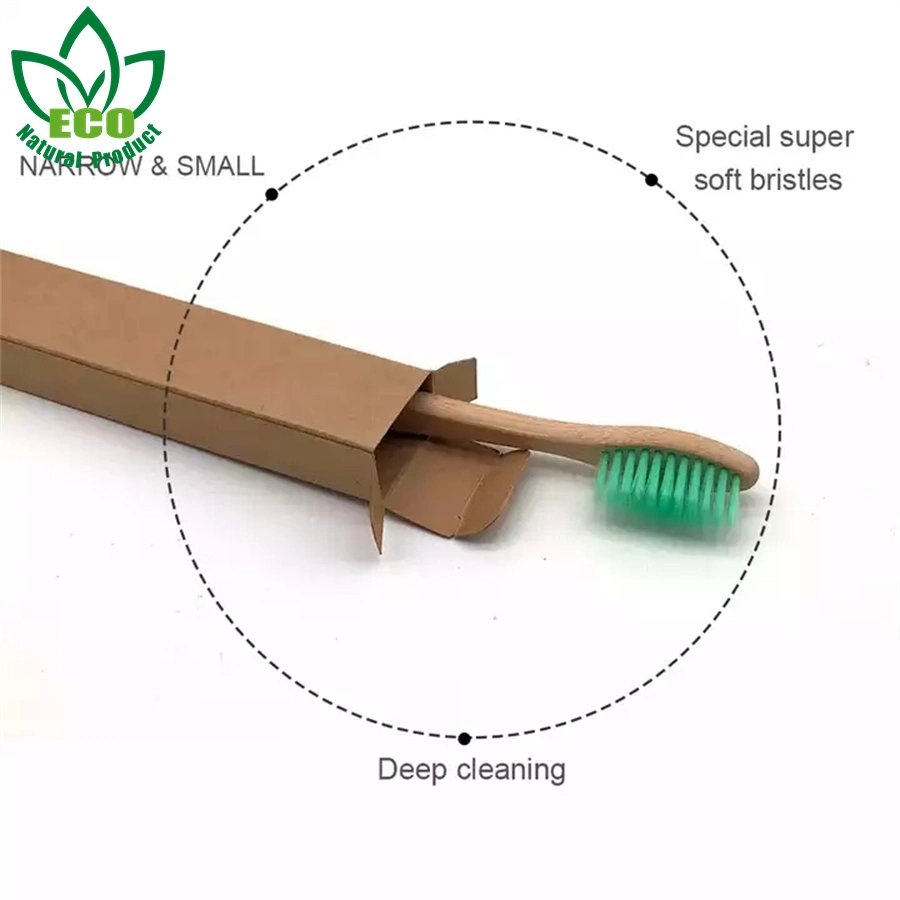 Wholesale Ecological Hotel Toothbrush Set Adult Biodegradable Premium Custom Logo Ultra Soft Bamboo Toothbrush