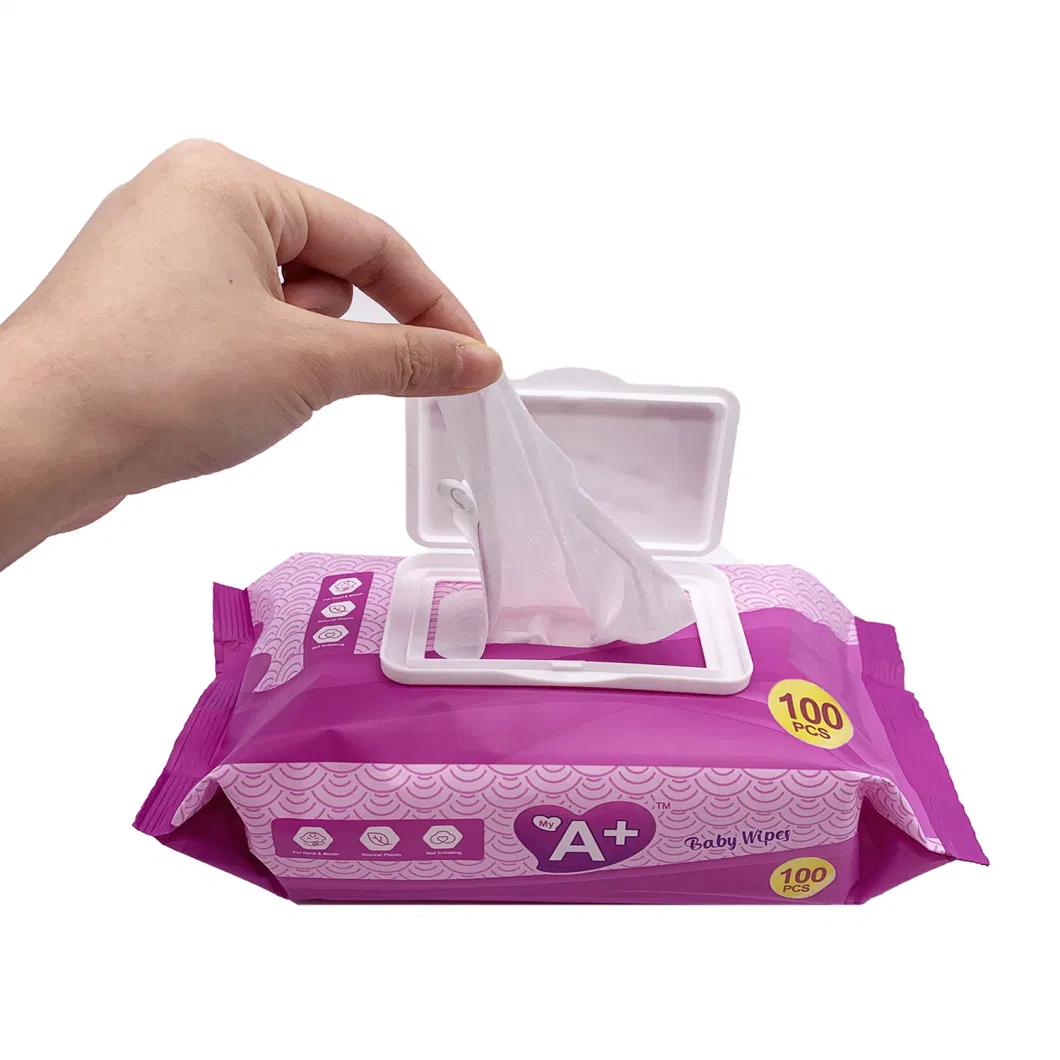 Cotton Single Organic Disposable 100% Biodegradable Bamboo Flushable Water Hand Clean Baby Wet Wipe Manufacturer