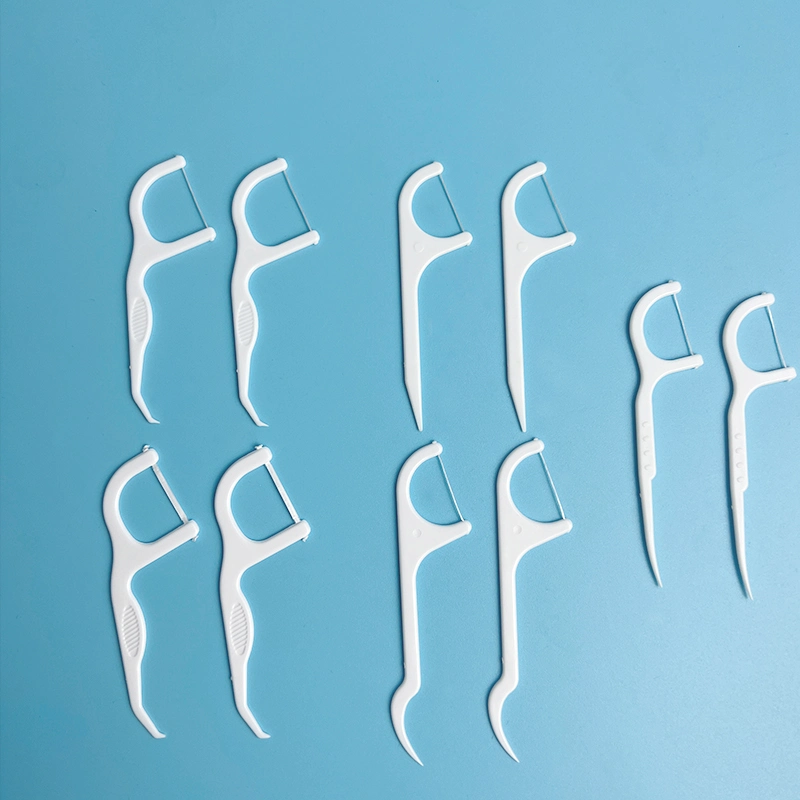 Disposable Cleaning Dental Floss UHMWPE Threaded Dental Floss Picks