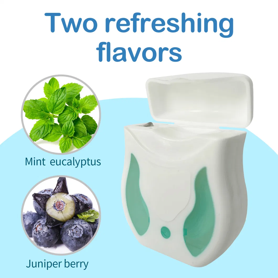 High Quality Nature Mint Flavor 600d Dental Floss Oral Cleaning with Customized Package