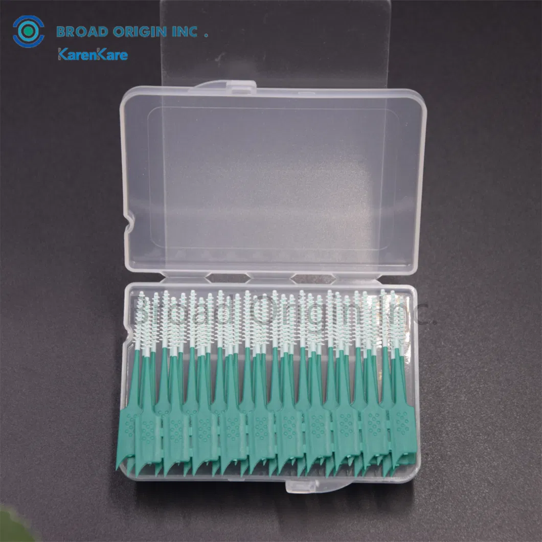 2024 Newest High Quality CE ISO Approved Dental Soft Picks Rubber Interdental Brush