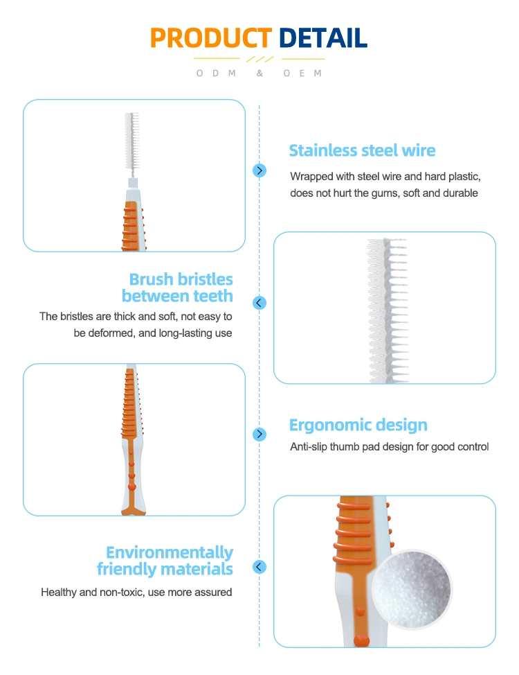 Good Supplier Technic Interdental Tooth Gap Brush with Low Price