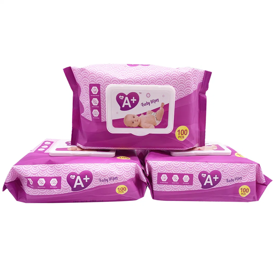 Custom Wet Wipes Factory Wholesale Cheap Alcohol Free Wet Towel Disposable Cleaning Baby Wet Wipe