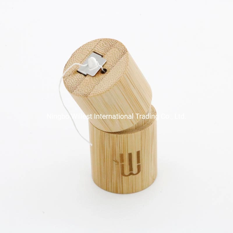 2020 Hot Sales Eco-Friendly Bamboo Floss Holder with Toothpick