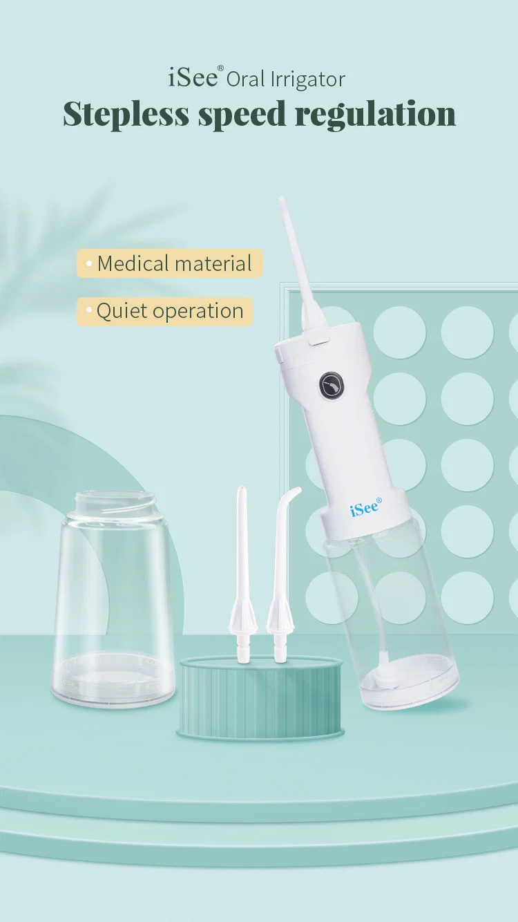 Isee White Moon Rabbit Electric Oral Irrigator Water Dental Flosser