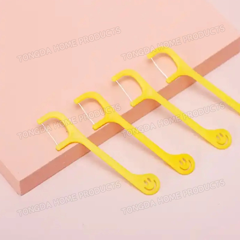 Custom Logo Wheat Straw Dental Toothpicks Dental Floss Picks Silk Tooth Nylon Dental Floss