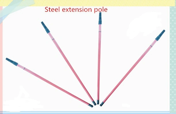 Factory Selling Floor Cleaning Brush Soft Handles Steel Extension Pole 120cm/ 200cm/ 300cm