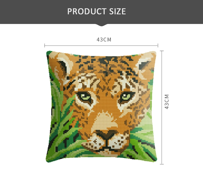 2022 Tiger Cross Stitch Floss Organizer Pillow Vc-Scan01