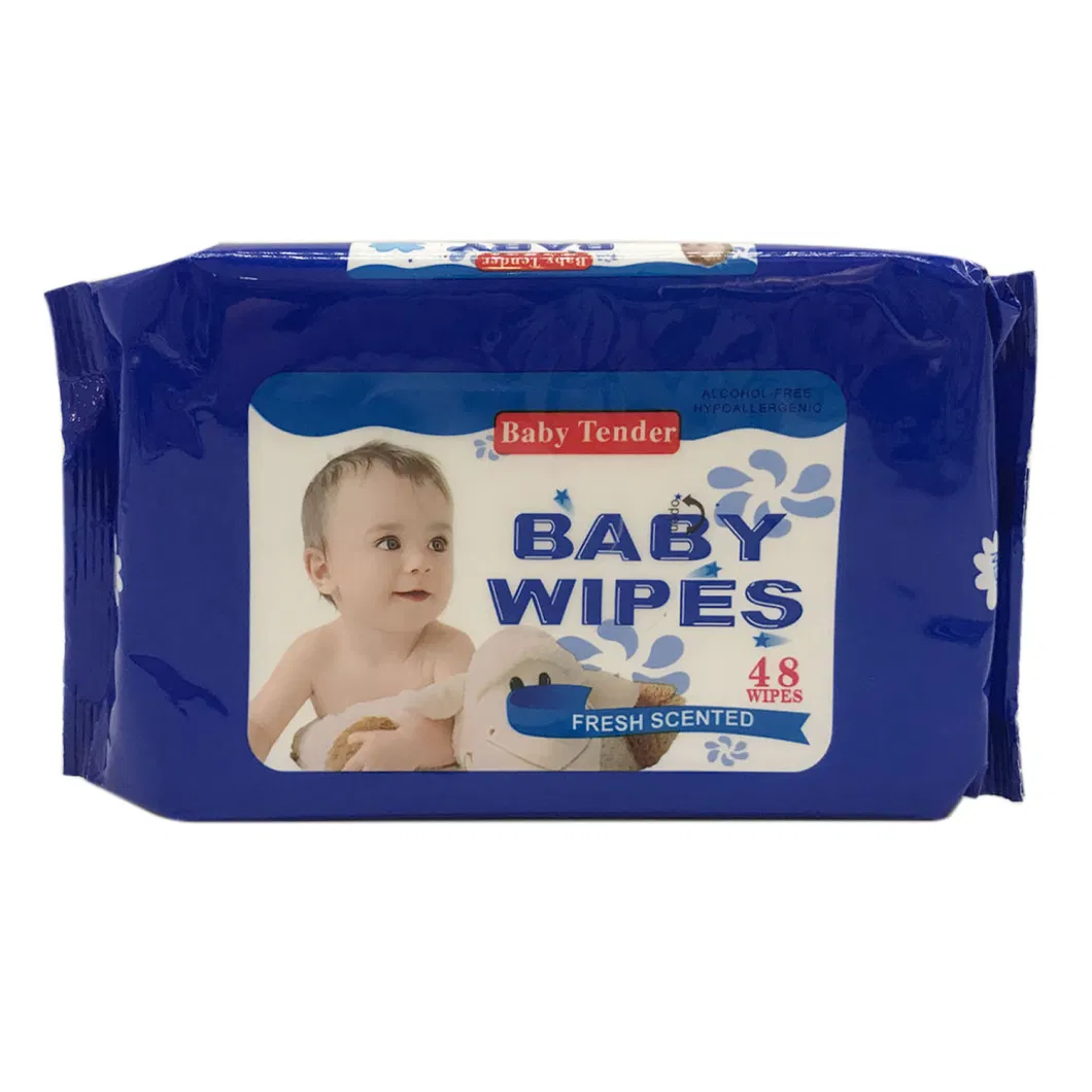 Alcohol Free Wipe 80/100 Baby Wipe Disposable Baby Wet Wipes