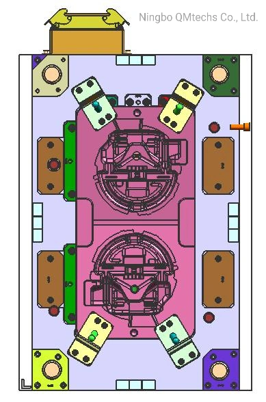 China Professional Mould Factory Plastic Injection Mould Muti-Cavity Toothbrush Mould Customized 2K Mould for Household Products PP+TPE