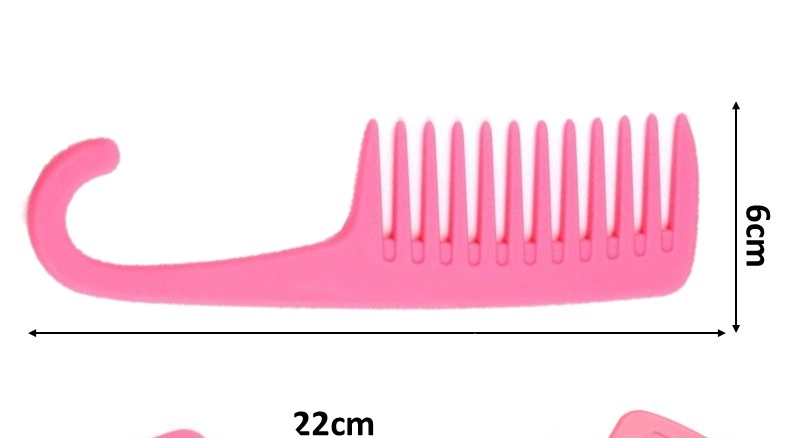 Degradable Widetooth Plastic Hair Comb Brush Handle