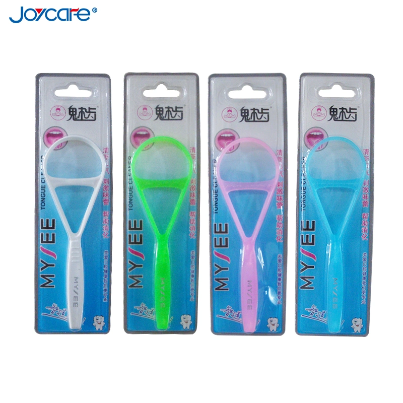 Plastic Tongue Scraper FDA Brush Cleaner Oral Cleaning