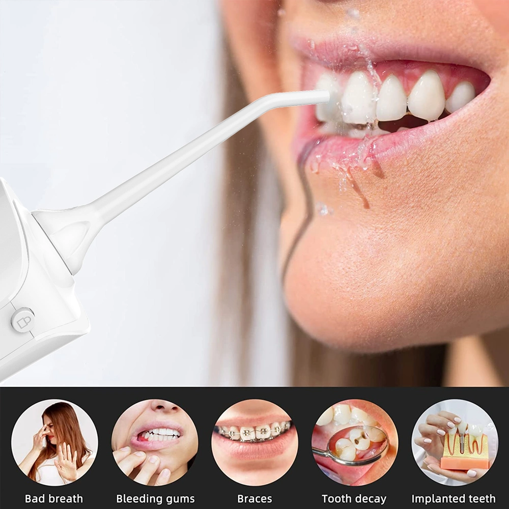 Portable 300ml Best Cordless Water Dental Flosser Oral Care Irrigation for Teeth Cleaning